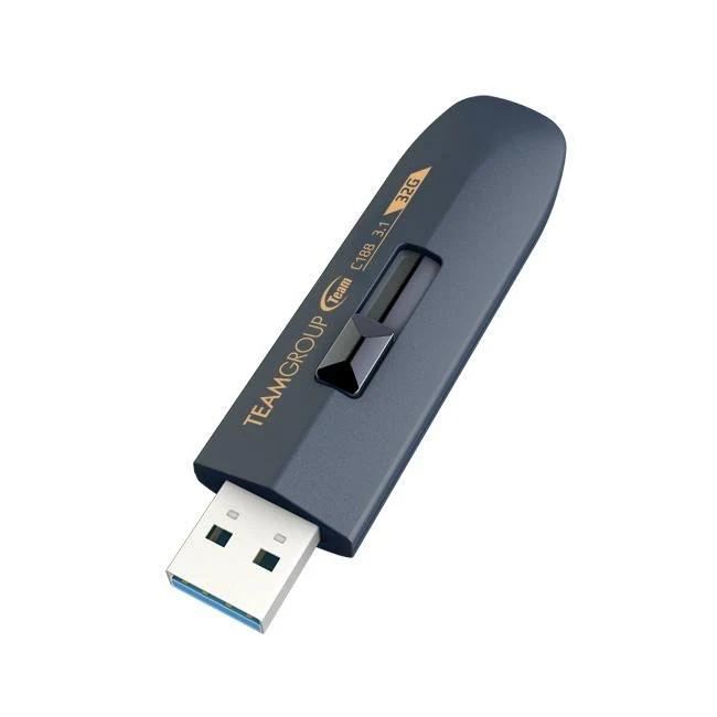 Team Group C188 32GB USB 3.2 Flash Drive - Blue - فلاش ذاكرة